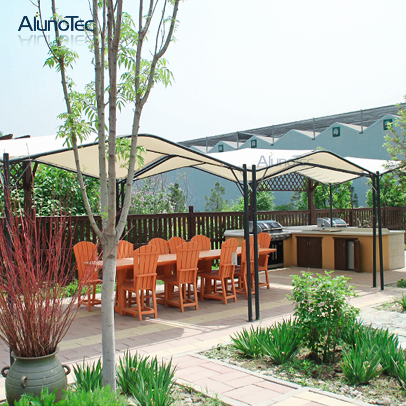 Tentes de stationnement de voiture d'auvent de terrasse de belvédère de bricolage avec le cadre en acier pour le jardin extérieur de Restaurants