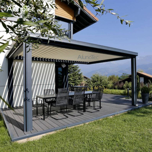 AlunoTec 8x8 Gazebo Jardin Extérieur Bricolage Jardin Kit de Pergola en  Aluminium avec Lumière RVB - Acheter Kit de Persiennes, Pergola en  Aluminium, Système de Toit à Persiennes Produit sur Pergola en