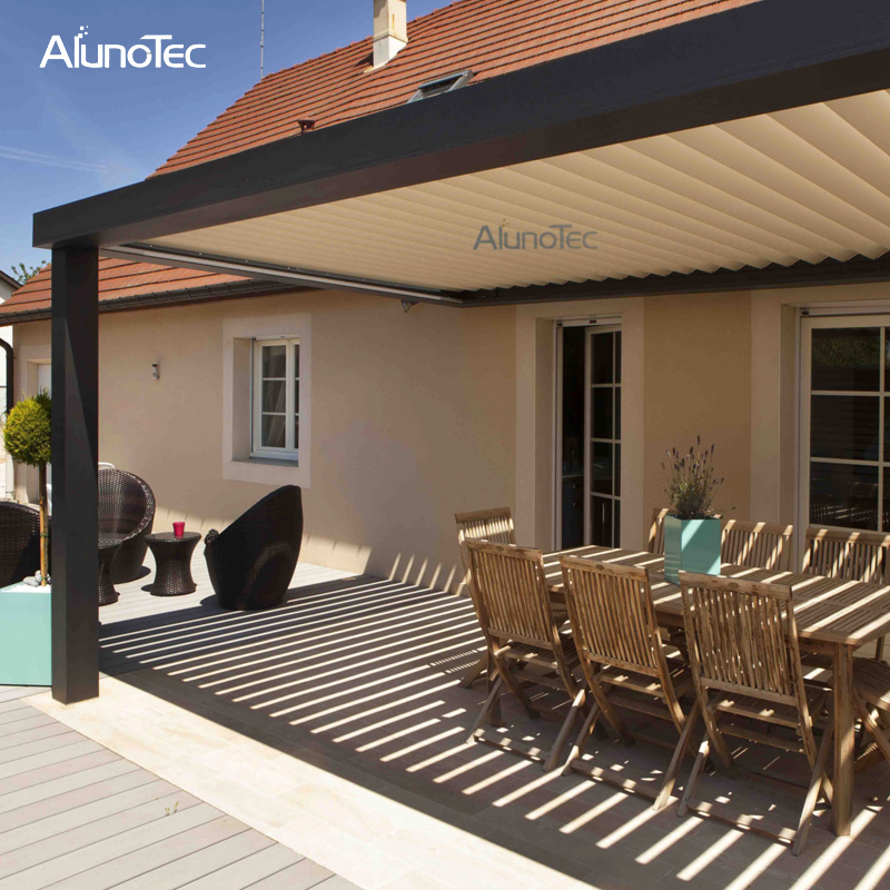  Pergola bioclimatique imperméable extérieure d'ombre de belvédère pour la piscine