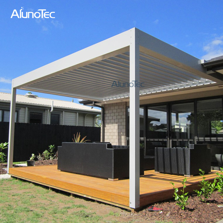 Pergola bioclimatique imperméable extérieure d'ombre de belvédère pour la piscine