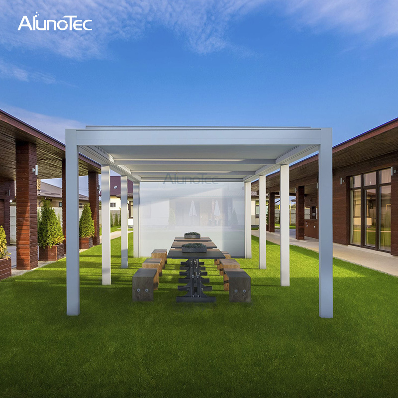 Pièces en aluminium de pergola de belvédère électrique facilement assemblées pour le jardin