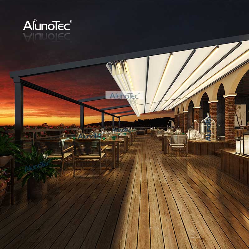 AlunoTec – auvent d'extérieur motorisé pour toit rétractable, pare-soleil pour Patio, auvent de jardin, pour jardin, prix