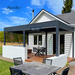 AlunoTec 3x3 4x4 taille Patio structures d'installation extérieures idées de pergola toit à persiennes prix pour devis