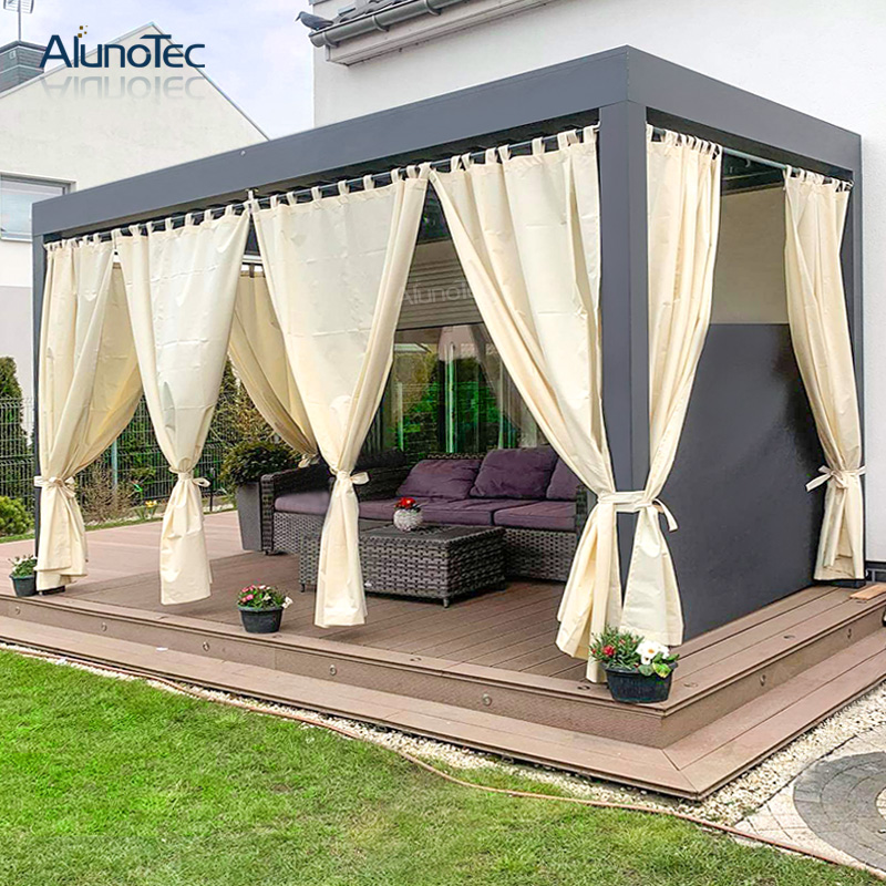Auvent de pergola fonctionnel en aluminium Morden Design