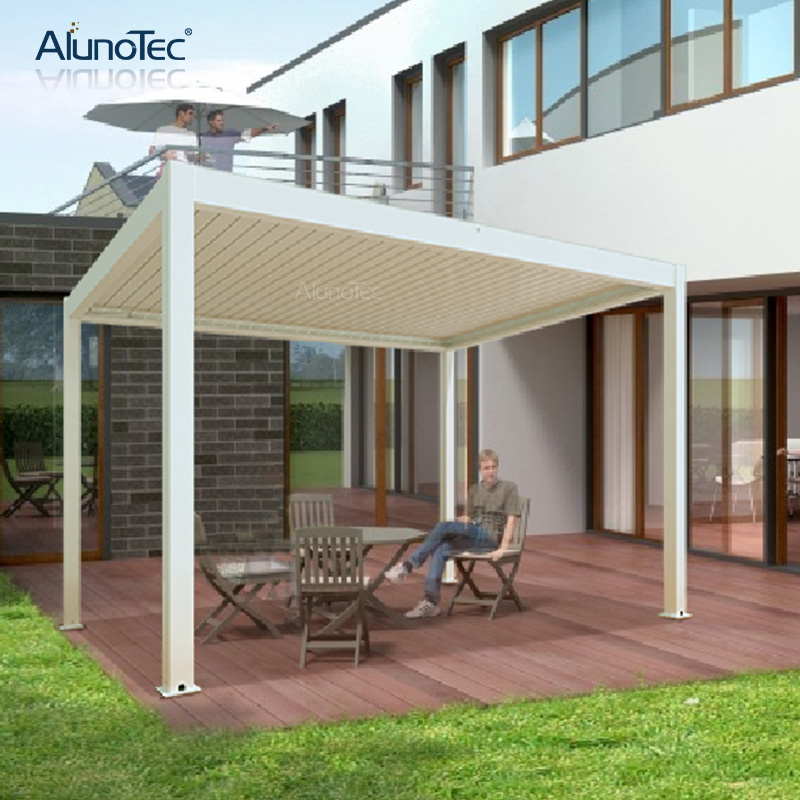 AlunoTec 8x8 Gazebo Jardin Extérieur Bricolage Jardin Kit de Pergola en  Aluminium avec Lumière RVB - Acheter Kit de Persiennes, Pergola en  Aluminium, Système de Toit à Persiennes Produit sur Pergola en