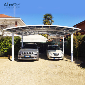 Abri extérieur de style M en aluminium polycarbonate pour garage de voiture