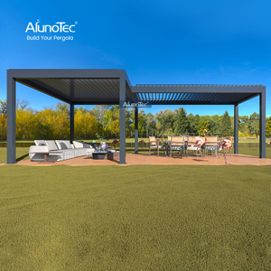 AlunoTec Smart Luxury 9 X 4m Balcon Intimité Jardin Zone Smart Hôtel Pergola 