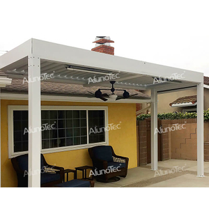 Kits de pergola en aluminium de parasol extérieur de conception moderne pour la couverture de balcon